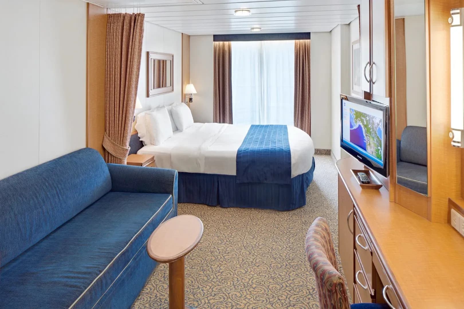 Radiance of the Seas, Spacious Ocean View Balcony