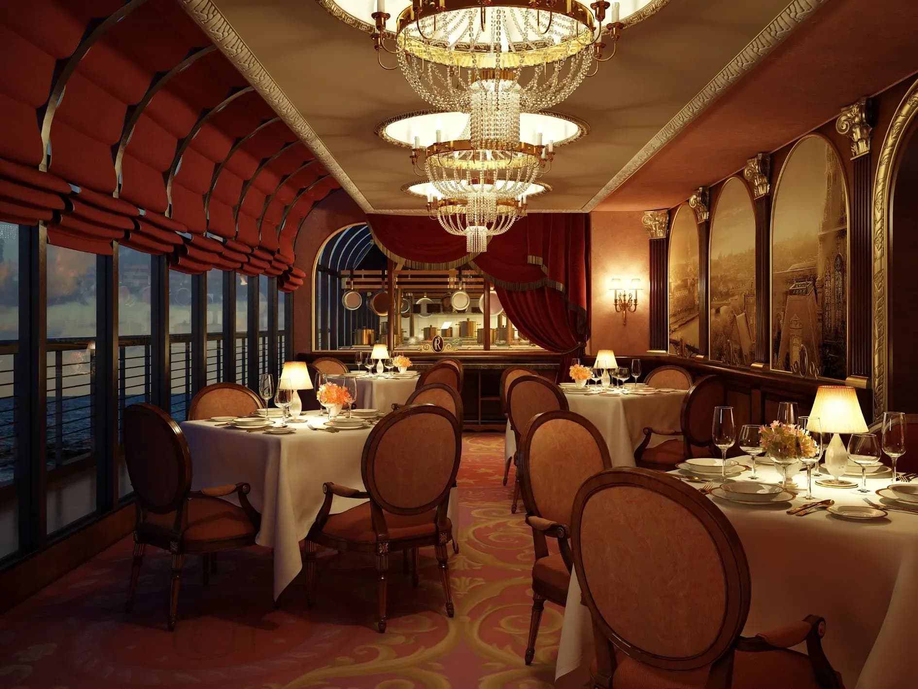 Disney Dream Restaurant and Dining - Disney Fantasy