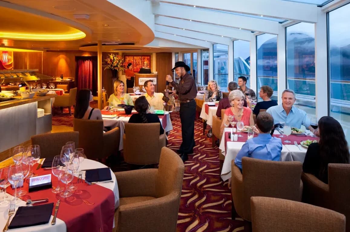 Radiance of the Seas, Samba Grill Brazilian Steakhouse