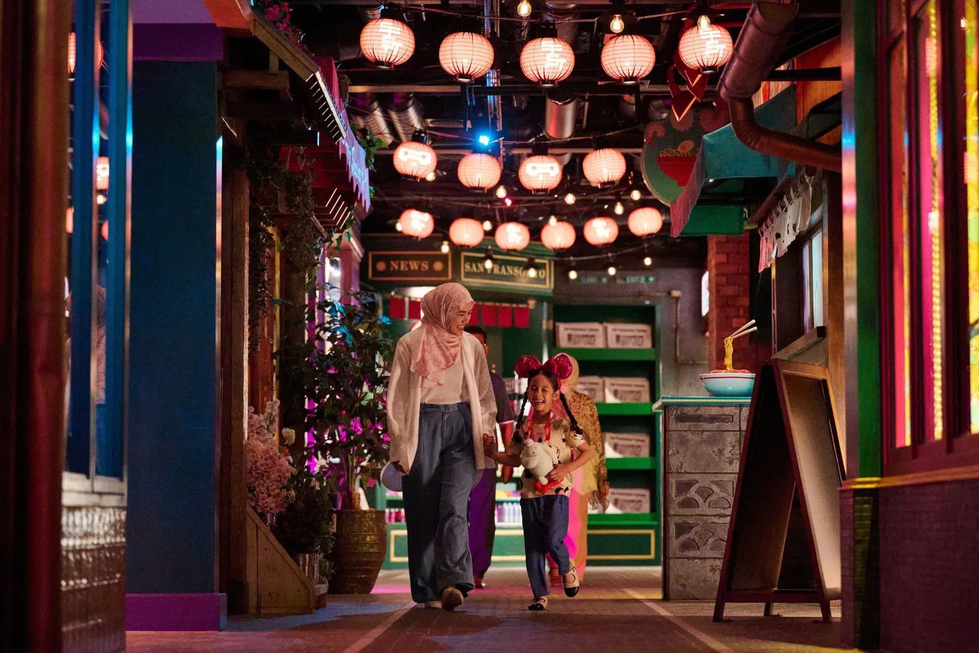Things to do on Disney Adventure Cruise ship - San Fransokyo Street