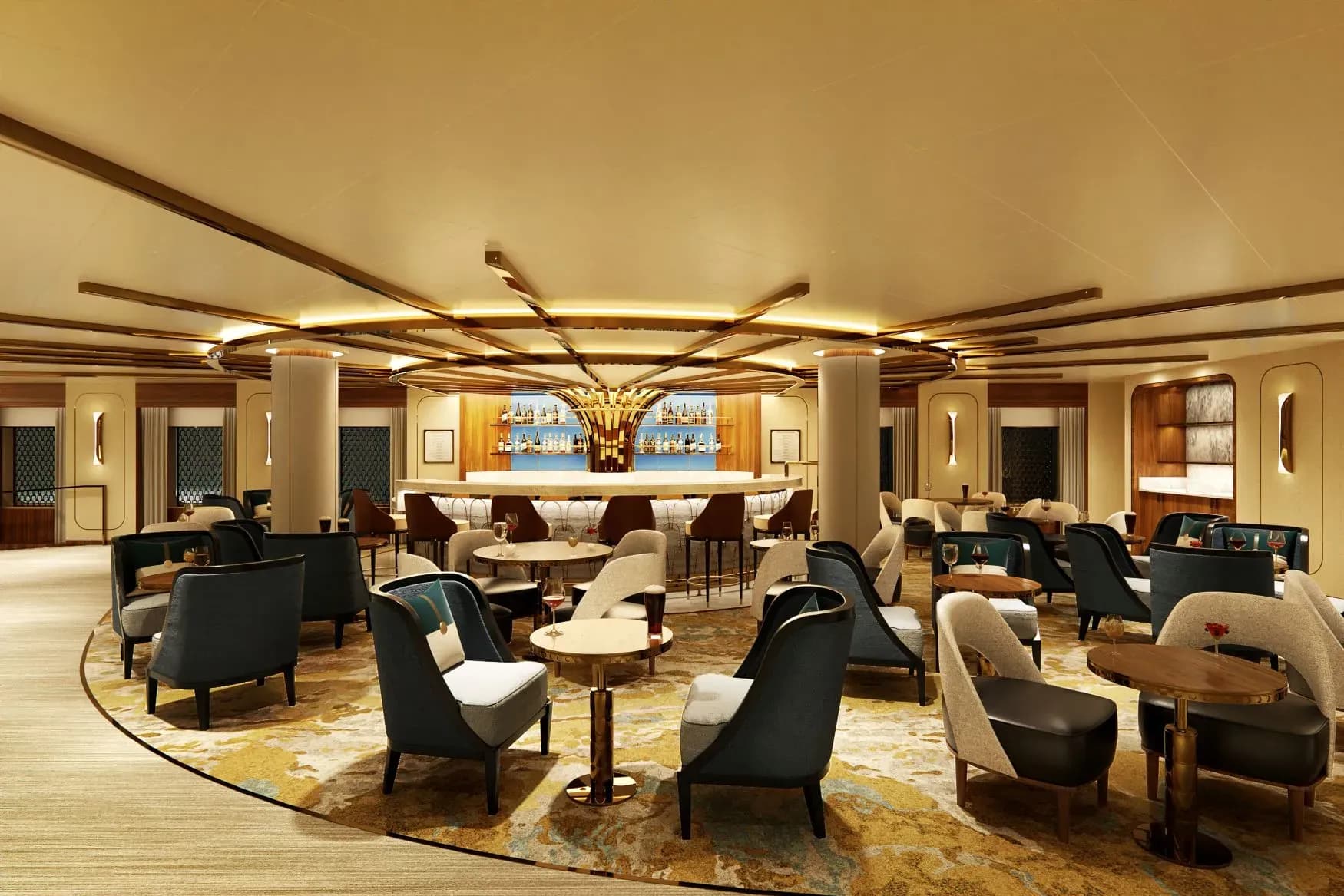 Sun princess bars and lounges