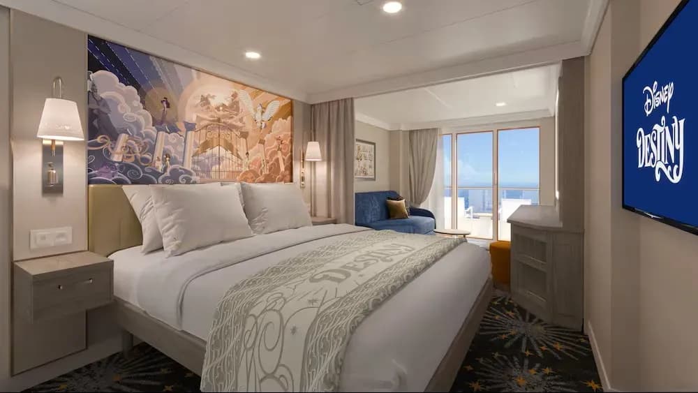 Disney Destiny, Deluxe Oceanview with Verandah