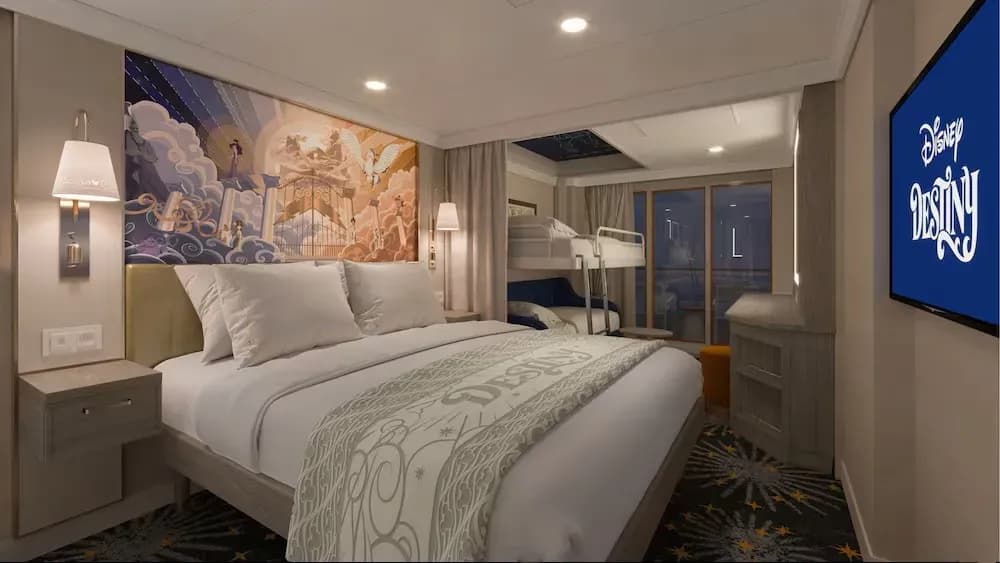 Disney Destiny, Deluxe Oceanview with Verandah