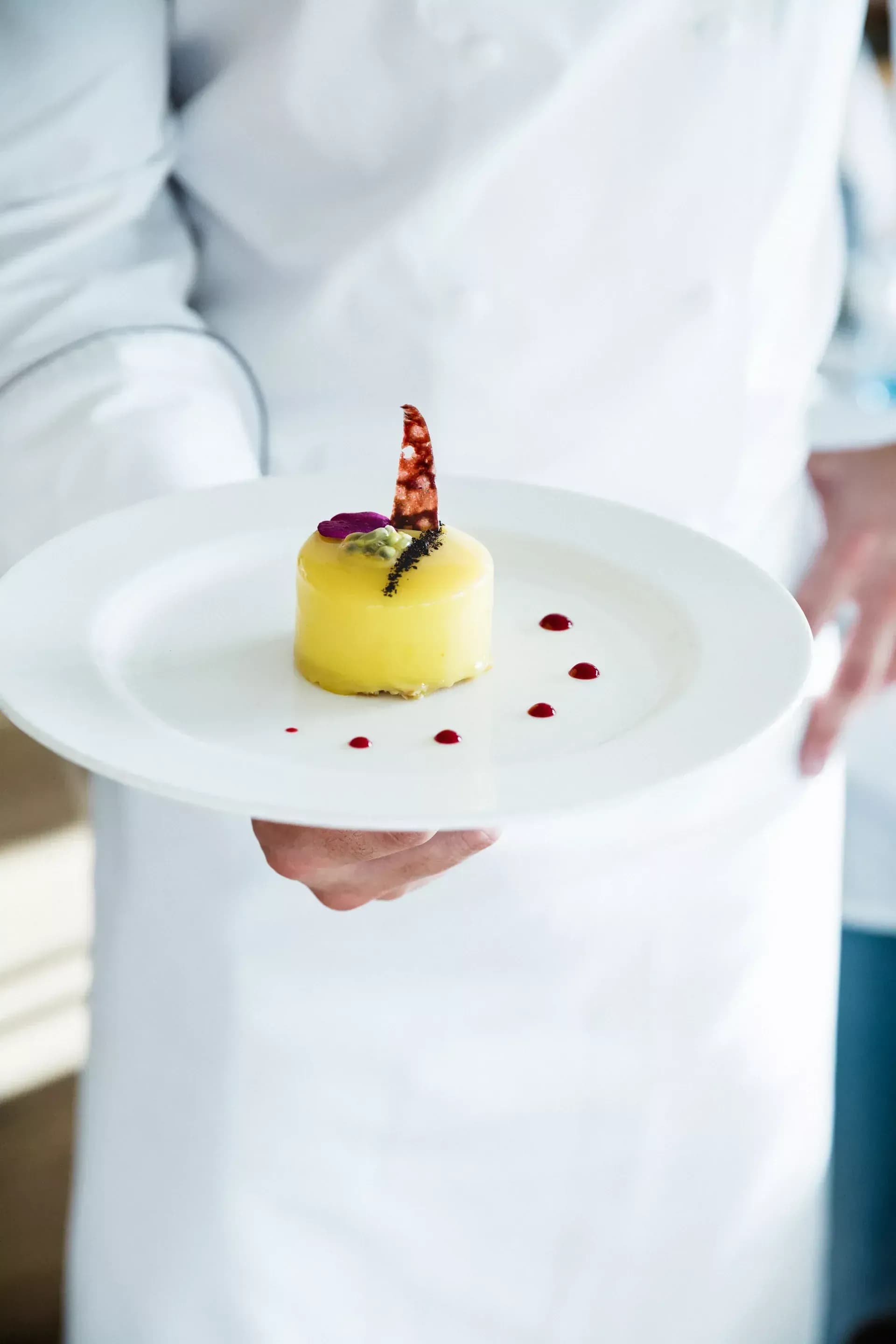 Viking Ocean Cruises Chef's Table dessert aboard Viking Sea