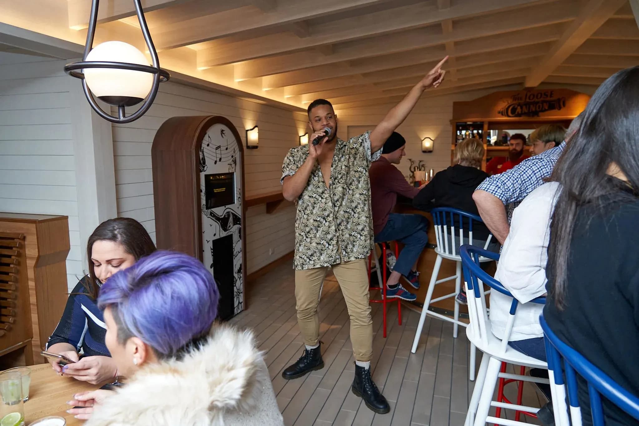 Virgin Voyages Entertainment Trivia Loose Cannon